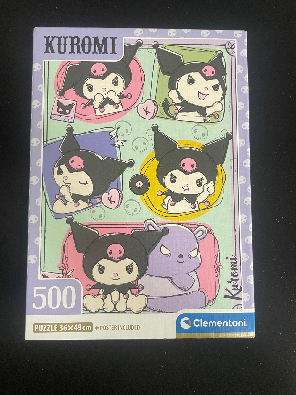 Imported clementoni 500-Piece puzzle Kuromi